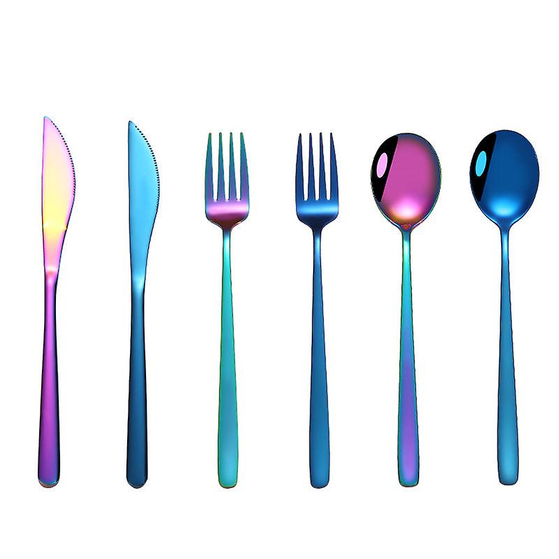 Stainless Steel Spoon Coffee Spoon Fork Solid Stirring Spoon Dessert Spork