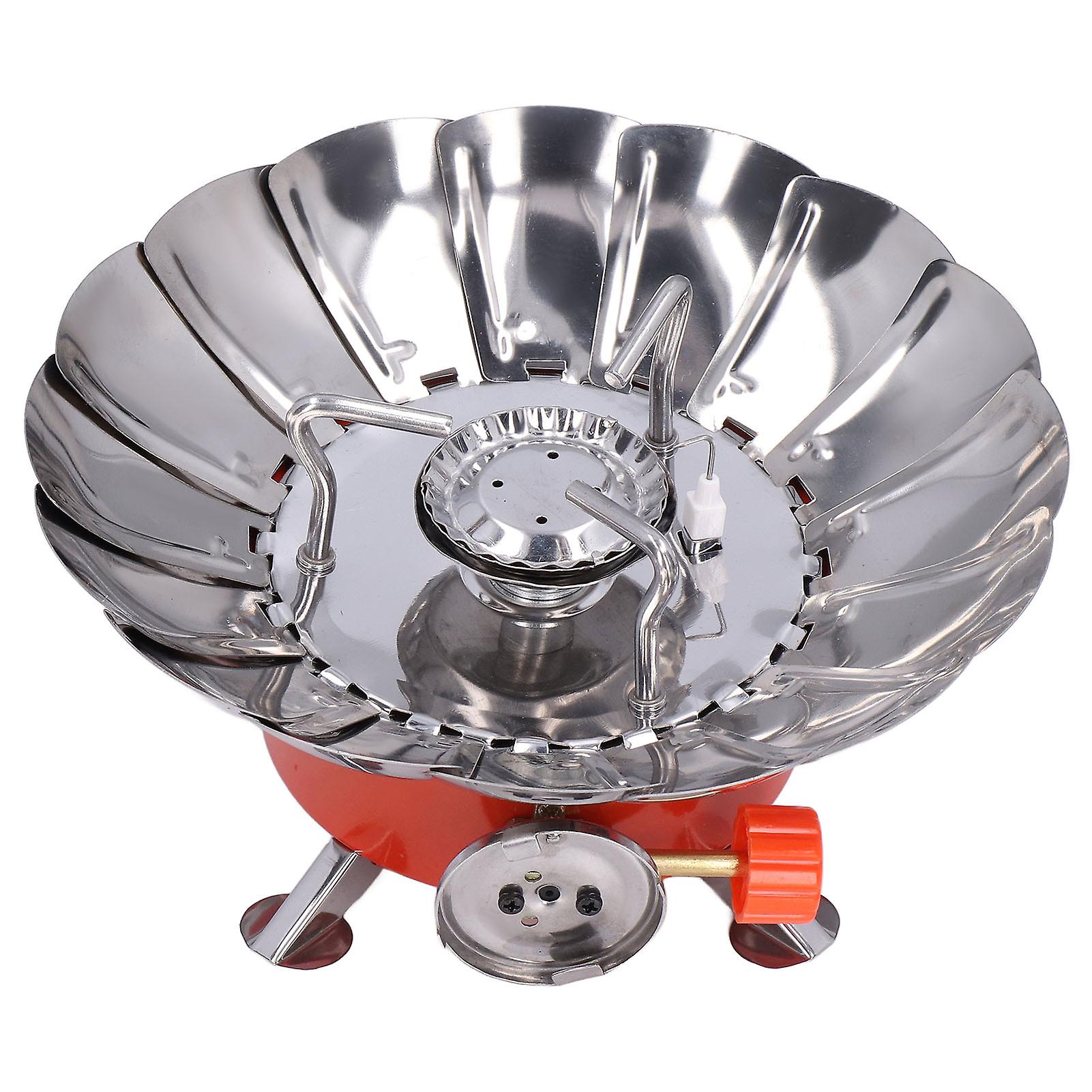 Camp Stove Collapsible Bracket Design Fine Workmanship Simple Operation Portable Gas Stove