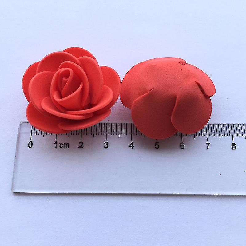 50/100/200/500pcs 3cm Foam Rose For Bear Artificial Flowers Diy Gifts