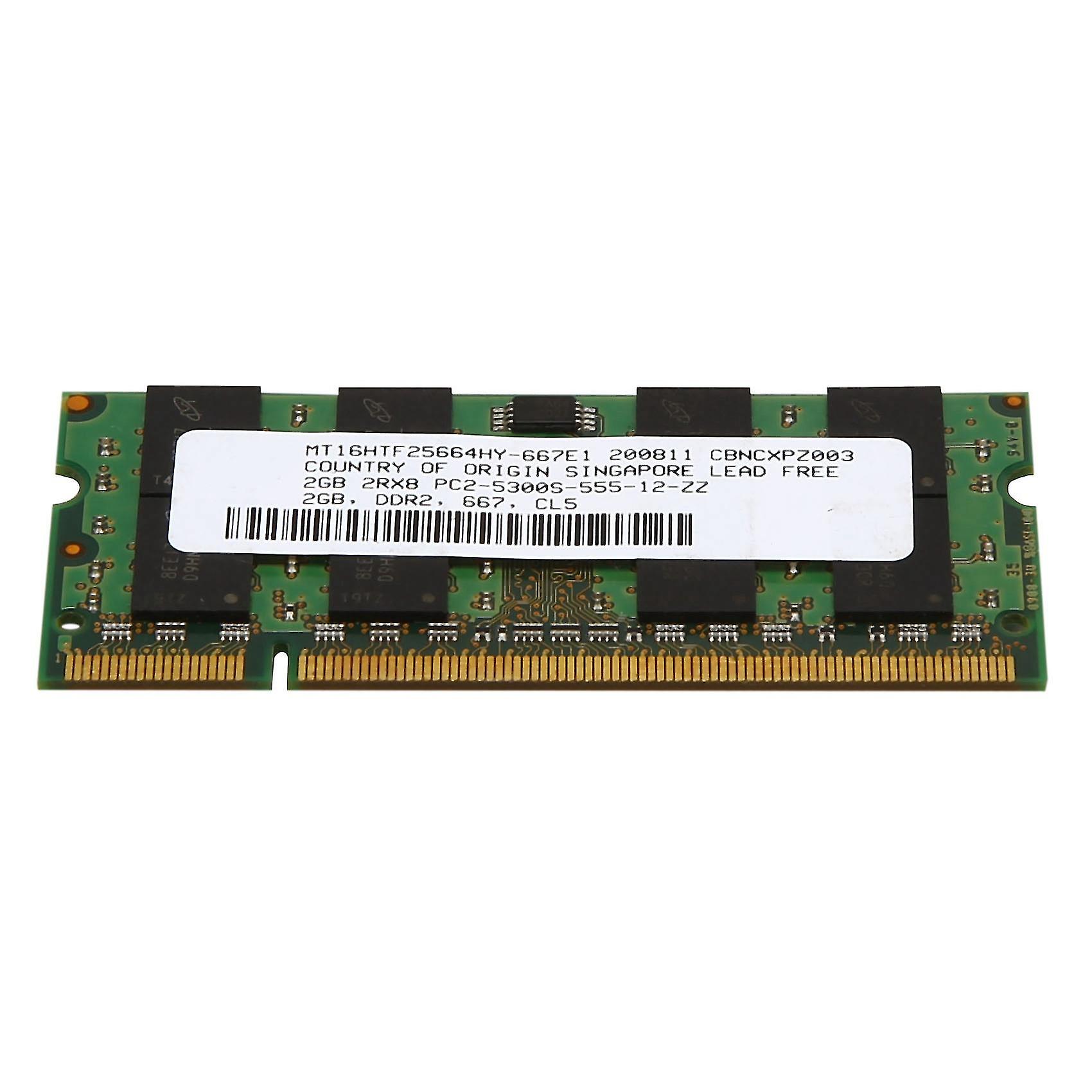 Banco Di Memoria RAM 2GB DDR2 667MHz 240pin – PC2-5300 – Per Computer Desktop – Modulo 1.8V - 5