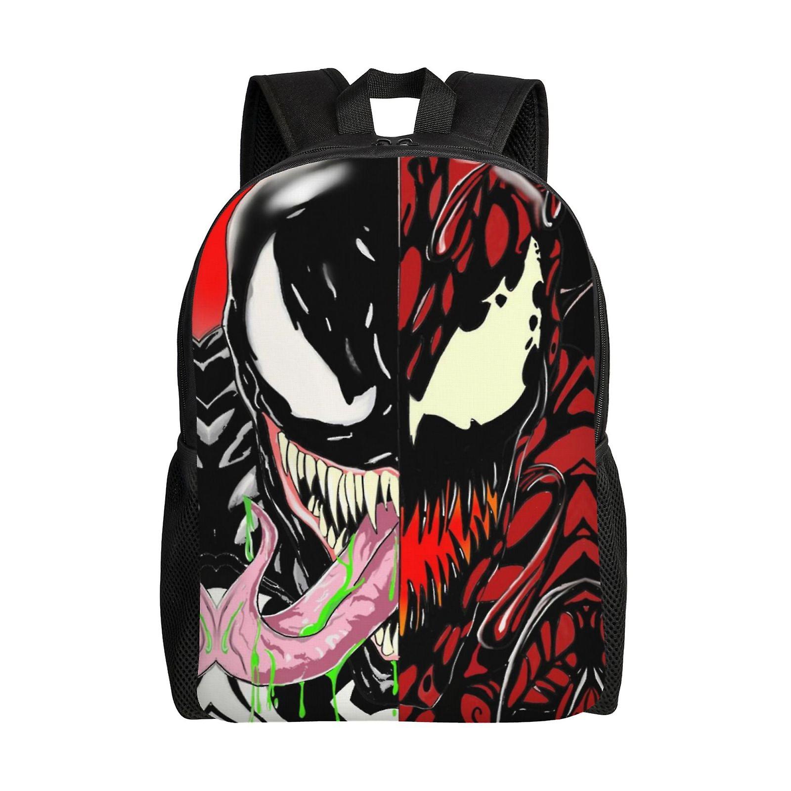 VENOM Travel Camping Work Backpack Basic Daypack Cartoon Anime Laptops Bags