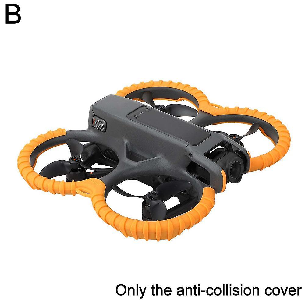 For DJI Avata 2 Anti-Collision Ring Lightweight TPU Prop Guard Protector for Impact Wear and Tear
