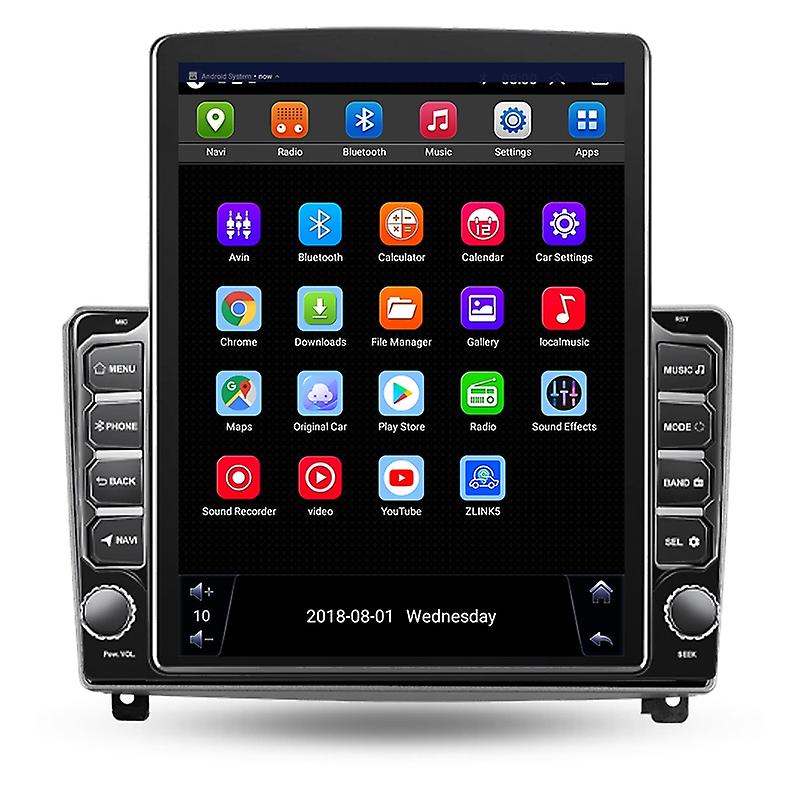 Stereo Radio Video Player For Peugeot 407 1 2004 - 2011 Carplay Navigation For Tesla Style 9.7 Inch