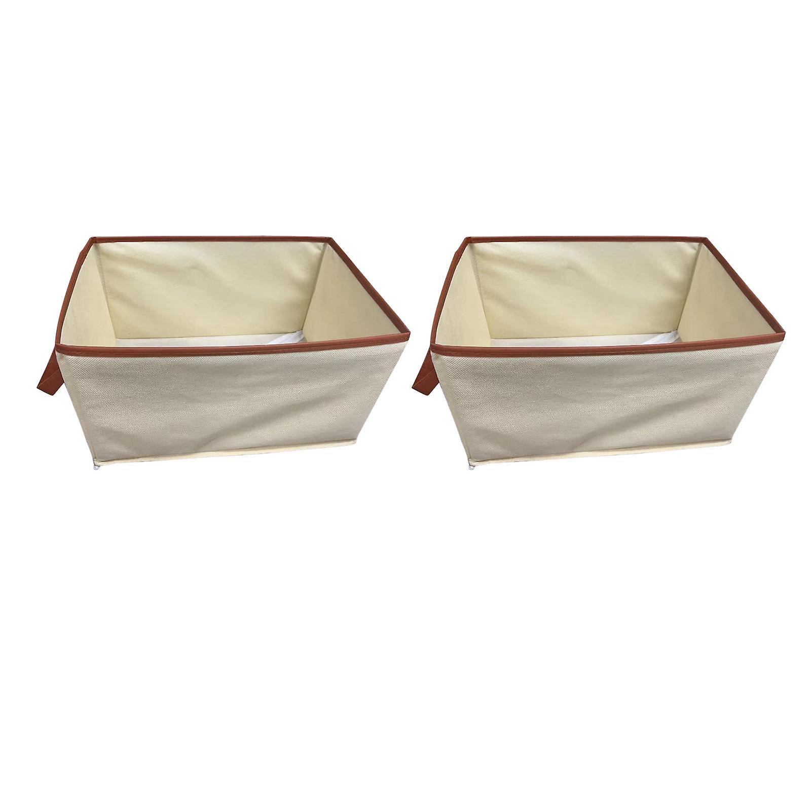 Closet Organizer Rectangle for Organizing Storage Box for Home Toys Clothing L