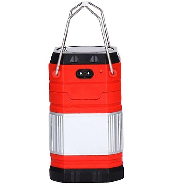 Solar Powered Rechargeable Usb Stretchable Led Lamp Lantern For Outdoor Camping Hiking