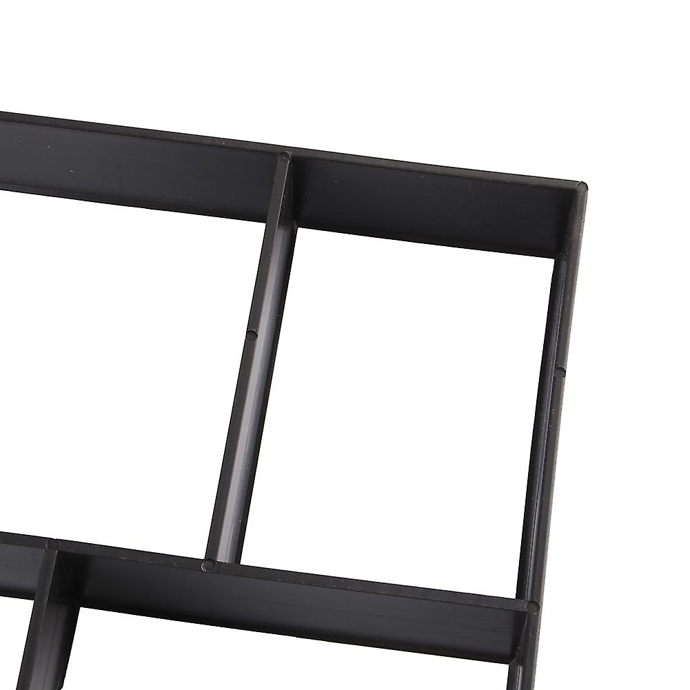 DIY 19.6"x19.6"x4.6" Black Plastic Stepping Stone Paving Mold