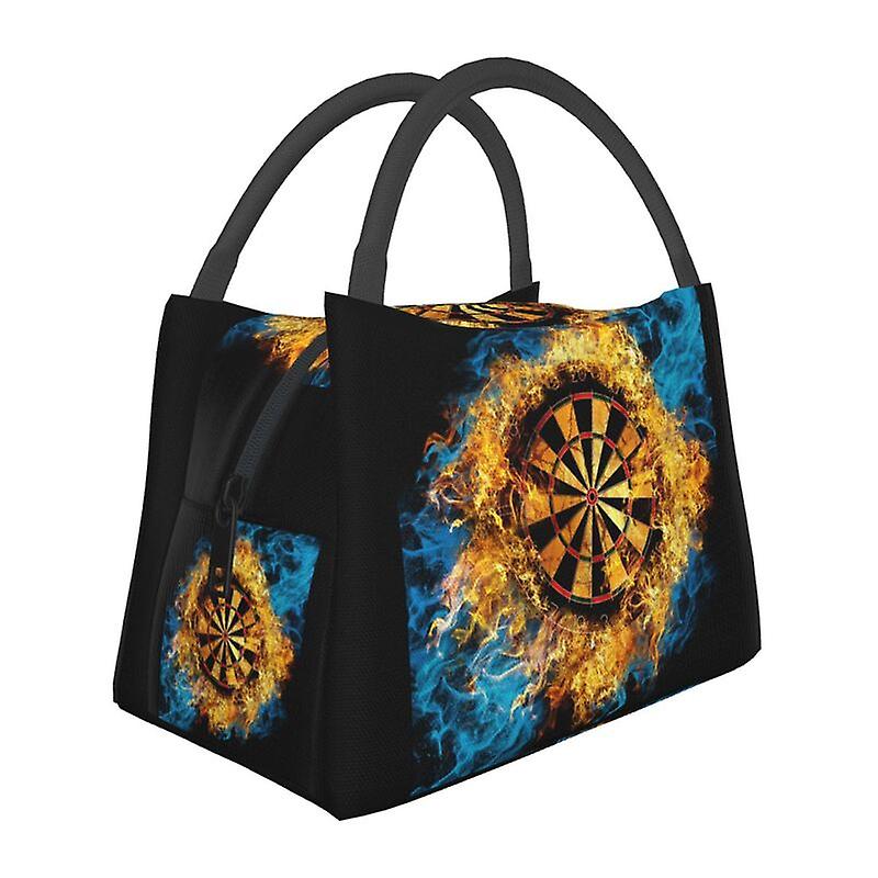 Distracție Noutate Mersul pe jos Darts Pungi de prânz izolate pentru picnic în aer liber joc Dartboard Leakproof Cooler Thermal Lunch Box Femei