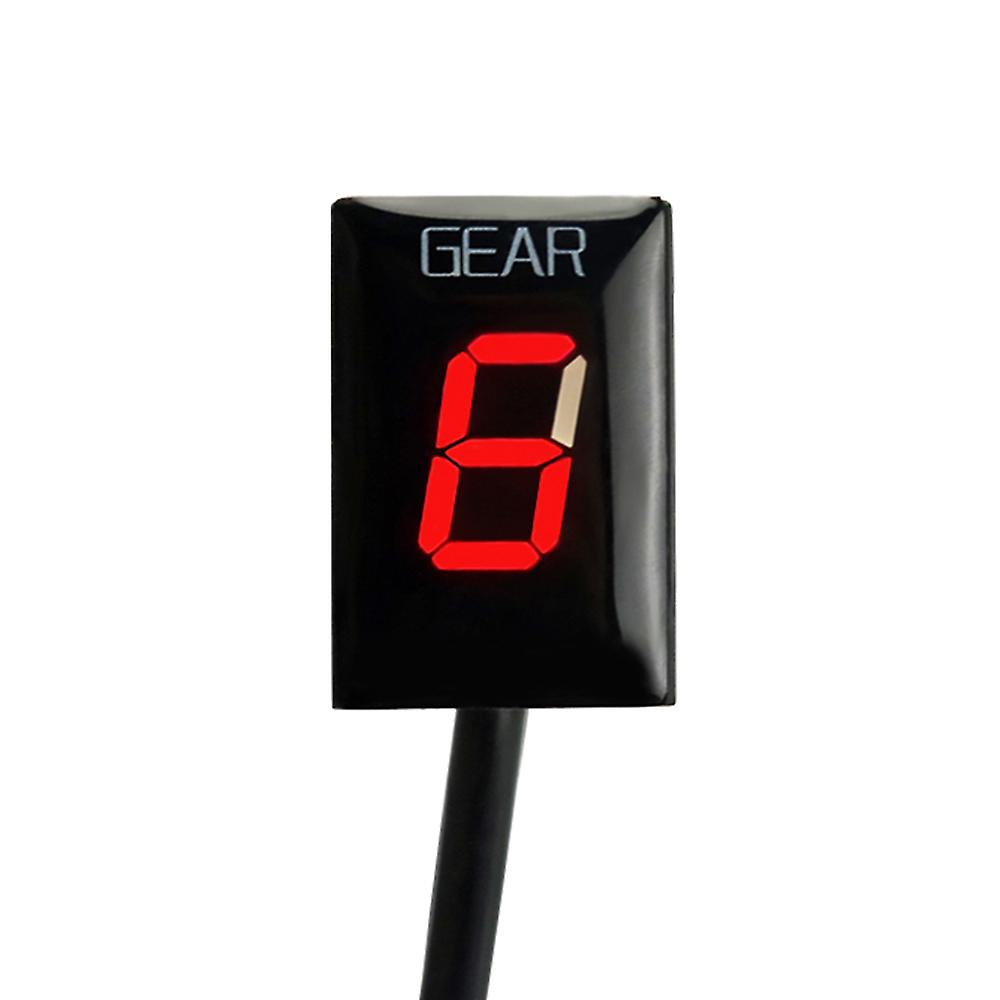 Motorcycle 1-6 Level Speed Gear Indicator For Ducati 2008-2013 Superbike 848 1098 2009 Accessories Digital Gear Display Meter