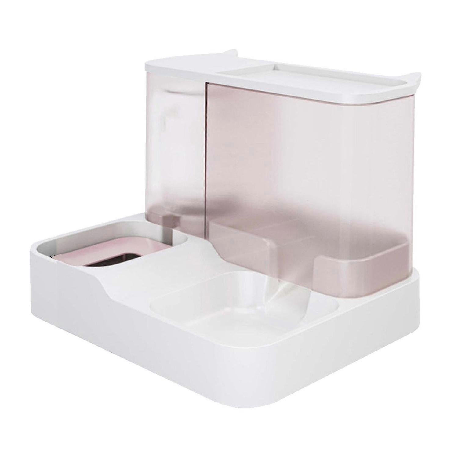 Automatic Feeder and Drinker Set Lightweight space saving feeder for small to medium sized pets