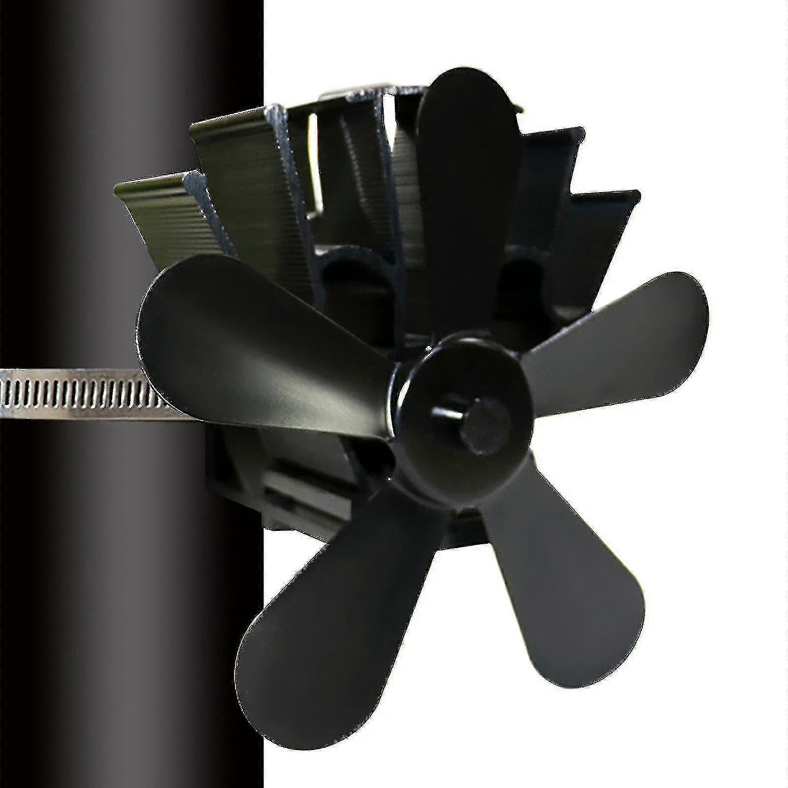 Parempi 5-terä lämpökäyttöiselle puuhella tuulettimelle puuhirsipoltin takka frie