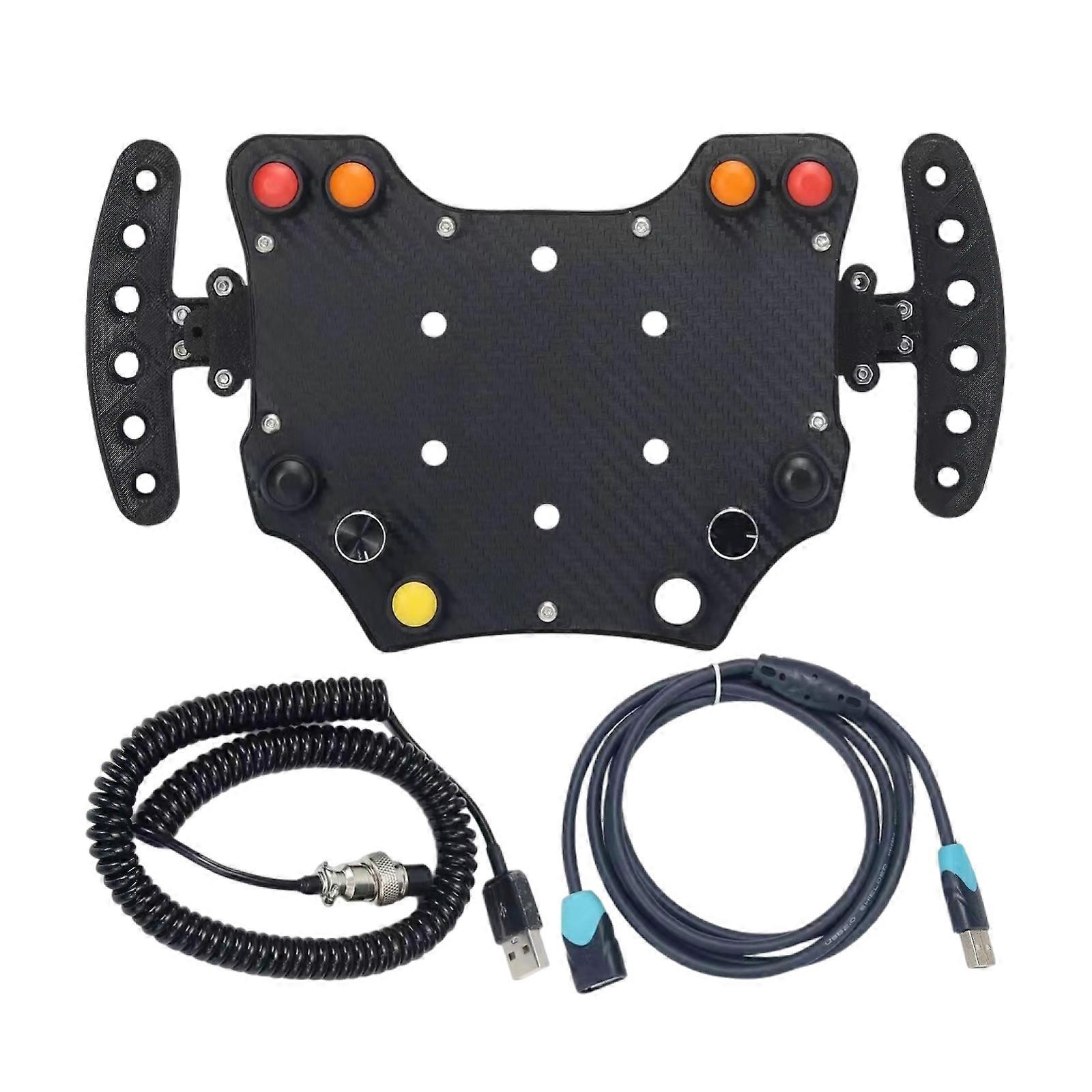 Racing Hub Ratt Instrument Knapp Box Central Konsol för Racingspel