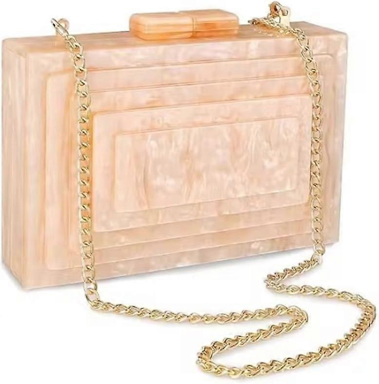 Acrylic Marble Pattern Handbag For Women