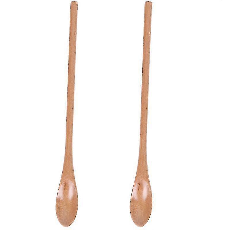 2pcs Kitchen utensils,  Wood Mixing Spoons