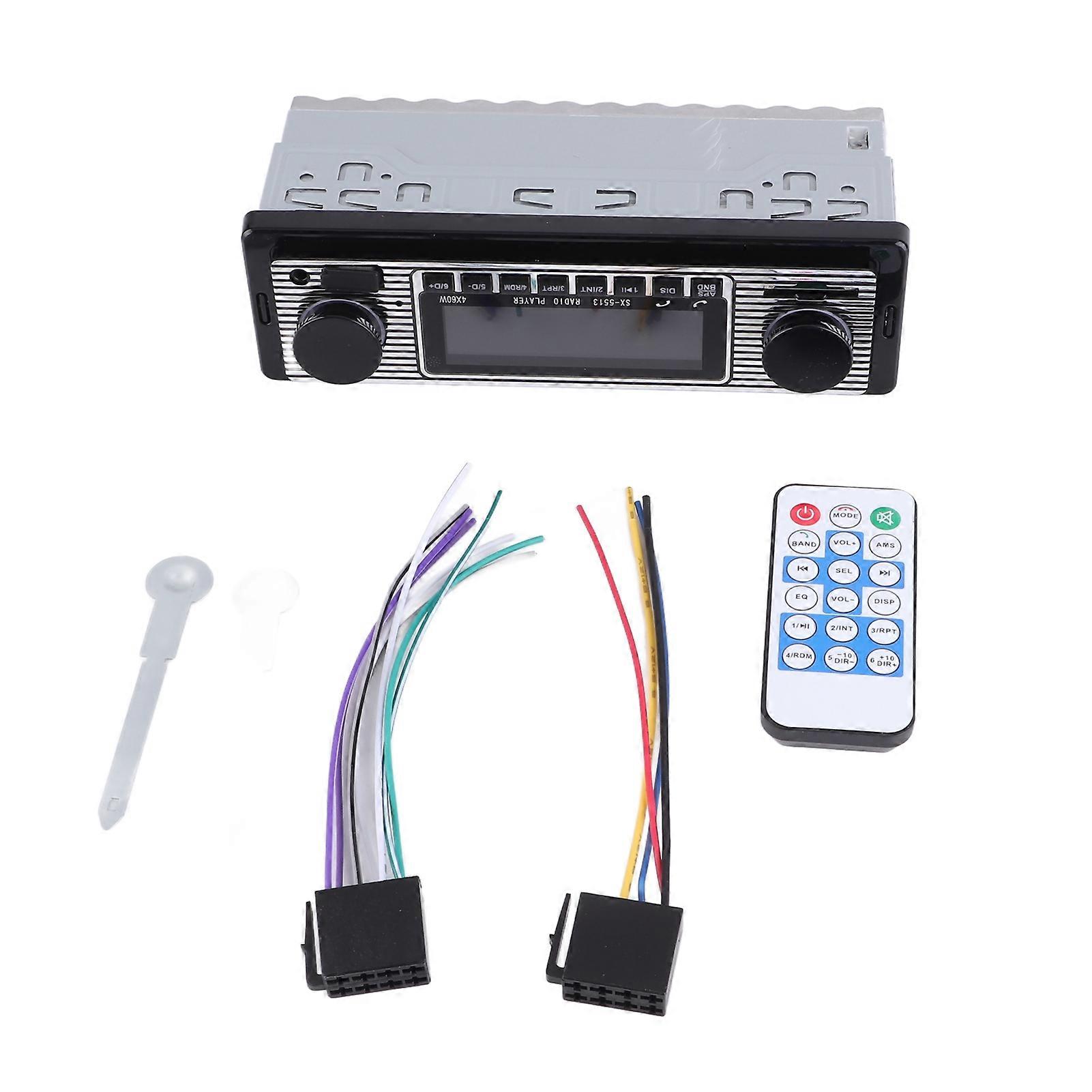 Car Mp3 Player Stereo Multifunctional Plastic Automobile Accessory 5513 Short Version