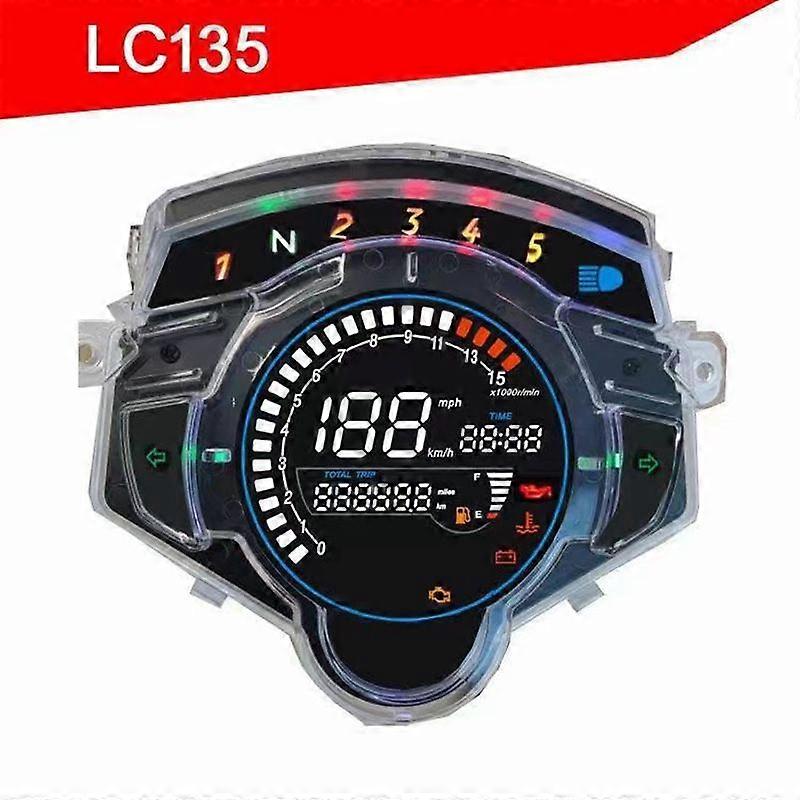 For Yamaha LC135 V2 V3 V4 V5 V6  4S/5S Digital Meter Full LCD meter