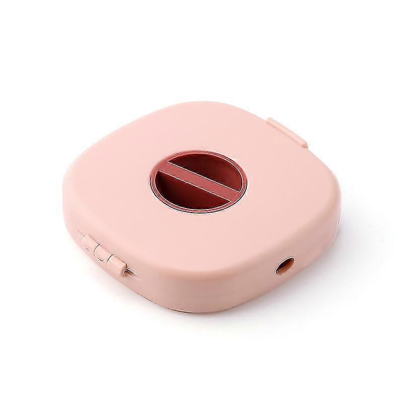 Multifunctional Mini Portable Mobile Phone Data Cable Storage Box Pink