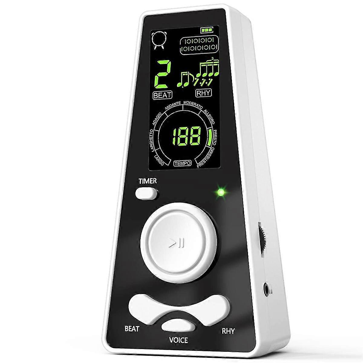 Digital Metronome For Piano Guitar Violin Drum Instruments Volume Beat Speed Adjustable Smart Uni