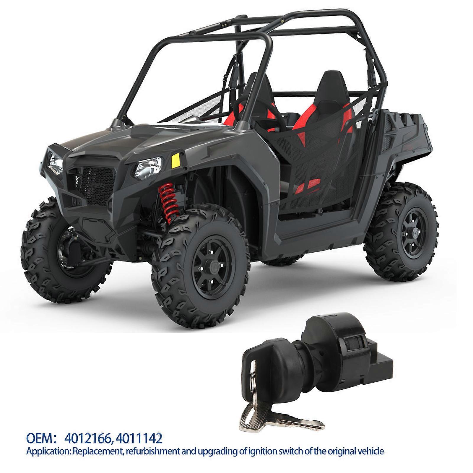 6 Pins Car Ignition Key Switch 4012166 4 Position for ATV Replacement for RZR 570 2014?18