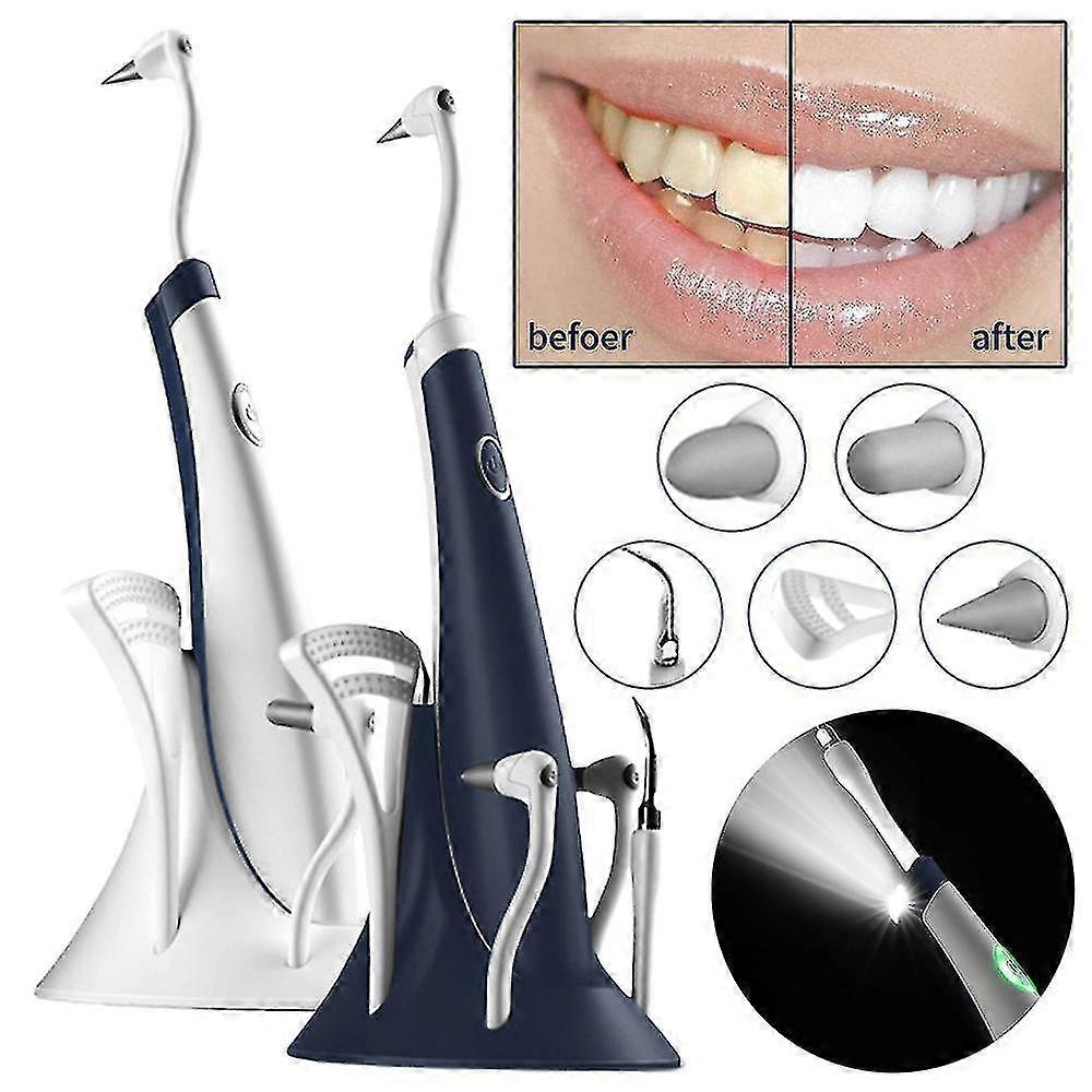 5 In 1 Tooth Polishing Cleaner Ultrasonic Led Electric Oral Teeth Cleaning Kit