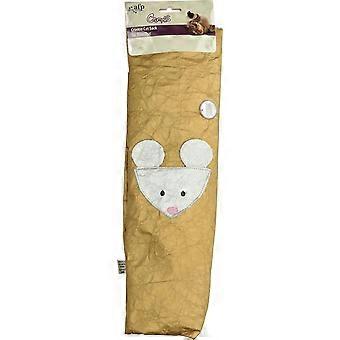Gold Knitted Cat Toy