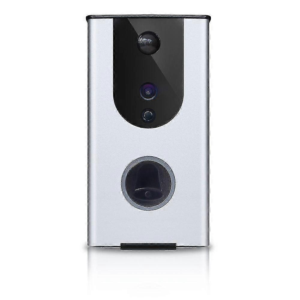 dynamode 802.11n wireless self-powered smart video doorbell silver-q002