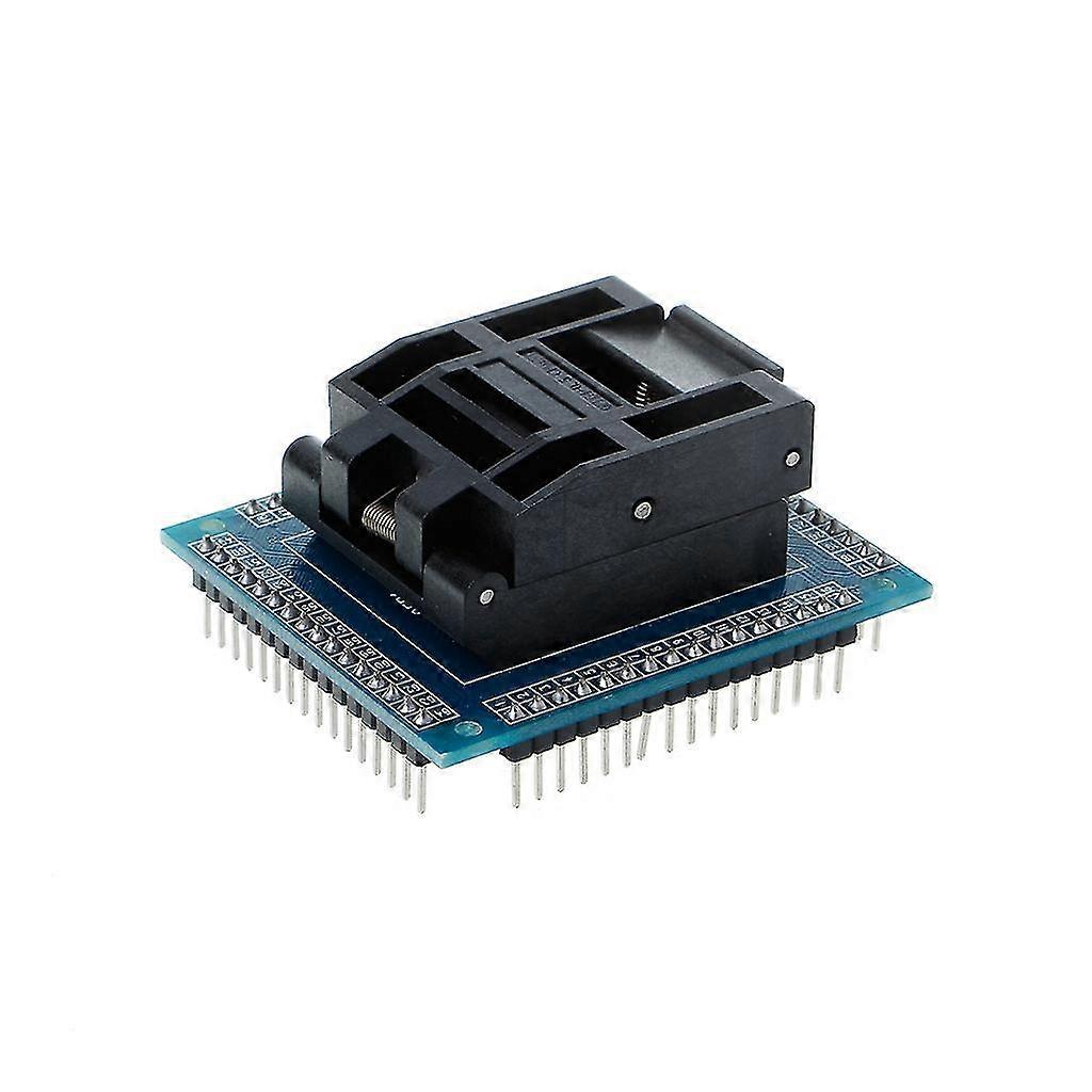 Test Socket Programming Adapter Conversion Block For 0.5m Qfp64 Tqfp64 Lqfp64 Ic