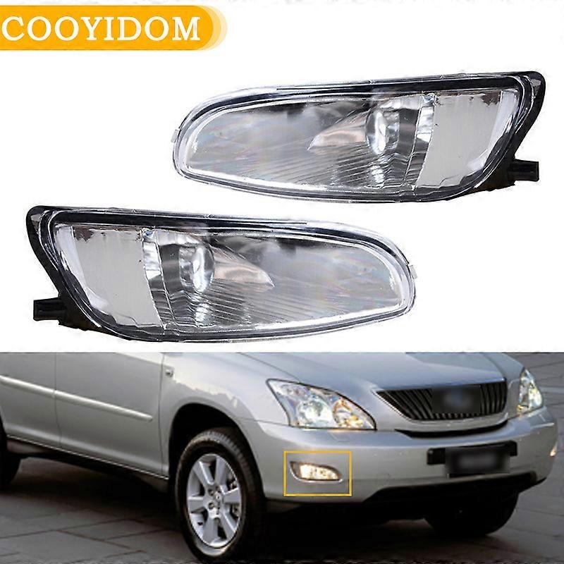 Fog Light LED Fog lamp Headlight Front Bumper flashing Headlights Foglights Driving Lamp for LEXUS RX300 RX330 RX350 2003-2008