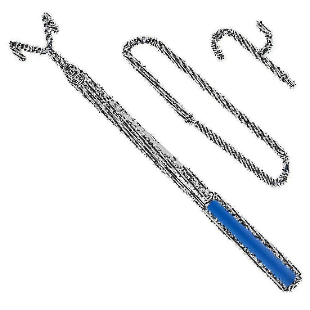 Disc Golf Retriever Pole With 3 Hooks, Telescoping Disc Golf Accessories Tool Extendable Grabber 1.