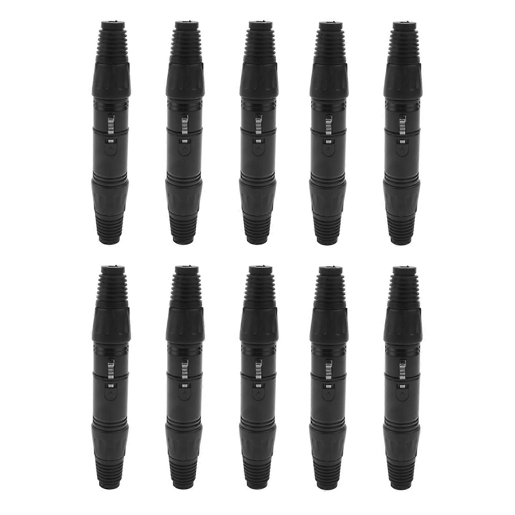 20Pcs 3Pin Xlr Male To Female Microphone Extension Cable Microphone Cables Plug Audio Socket Mic Au