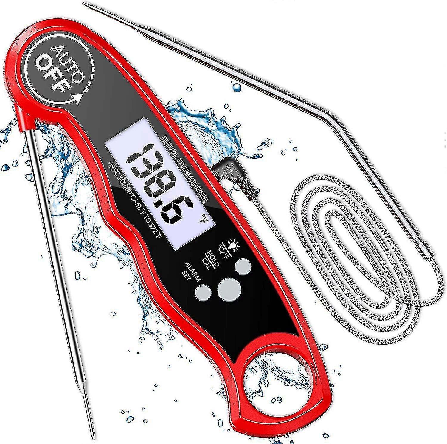 Meat Thermometer Grill Thermometer, Lcd Digital Roasting Thermometer Tw