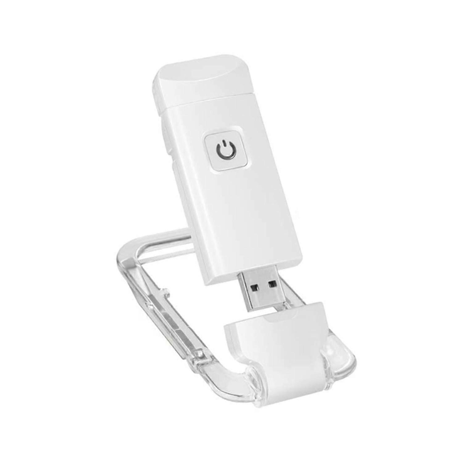 Book Reading Light USB Charge Rechargeable Brightness Adjustable Clip Book Light for Dormitory