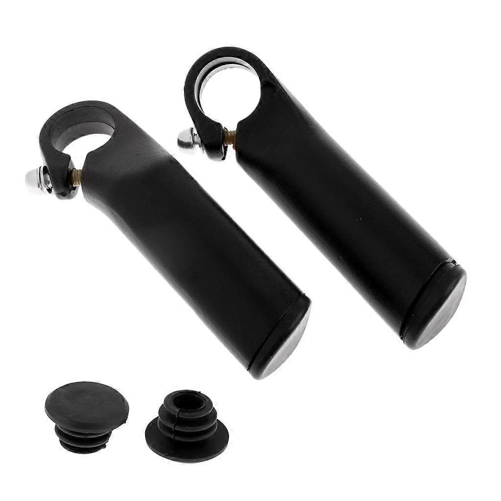 2x Ergonomic Mountain Bike Handlebar Hand End Bar Grips