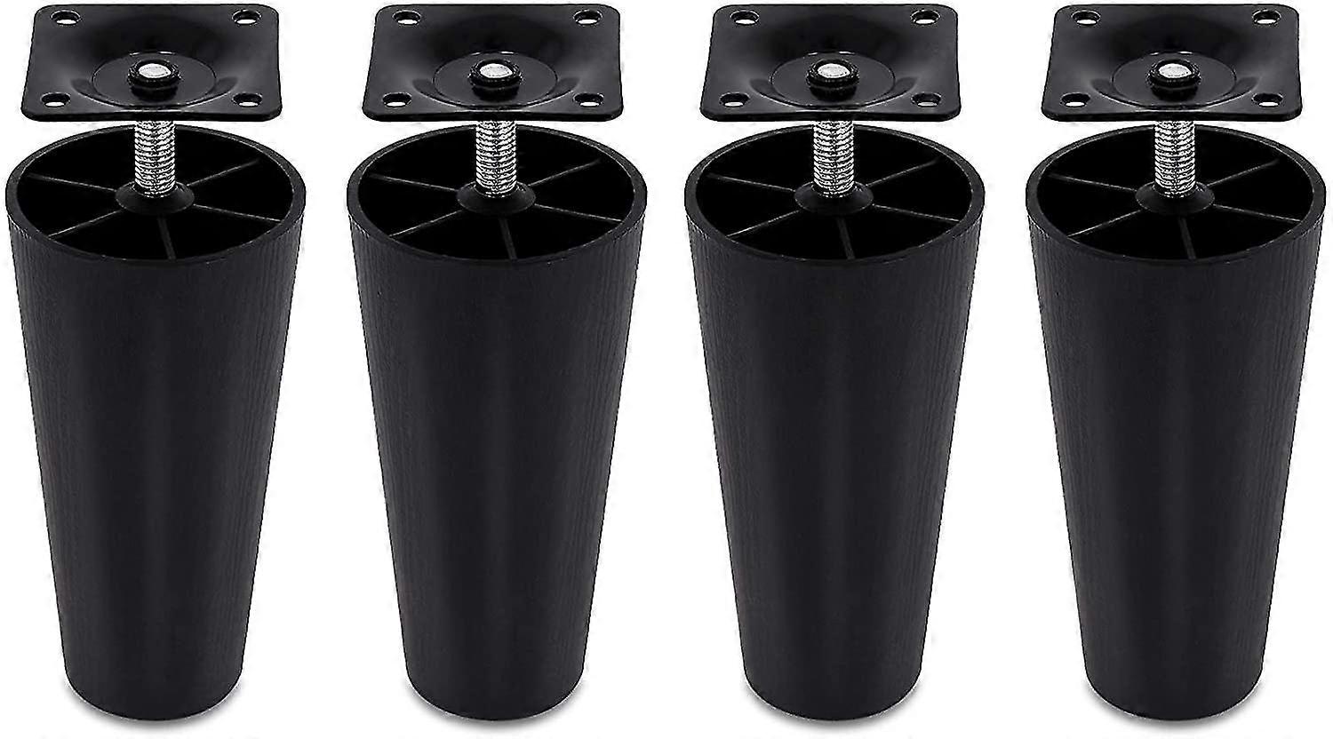 Sofa Legs, Tapered Plastic Sofa Couch And Chair Legs M8 Thread (metric 8mm)