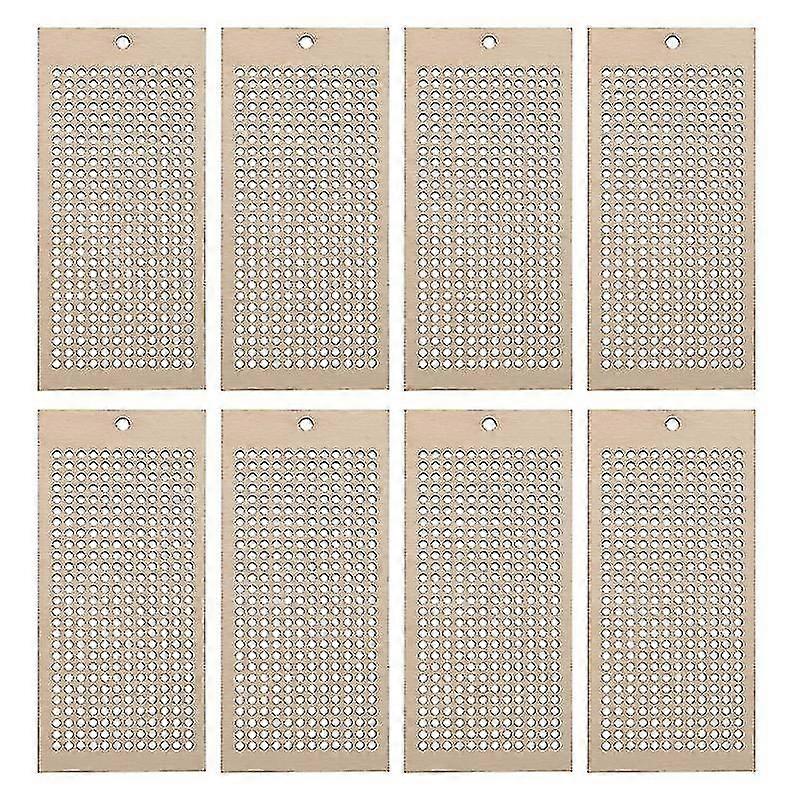 8pcs Wooden Embroidery Book Marks Diy Wooden Bookmarks Blank Bookmarks