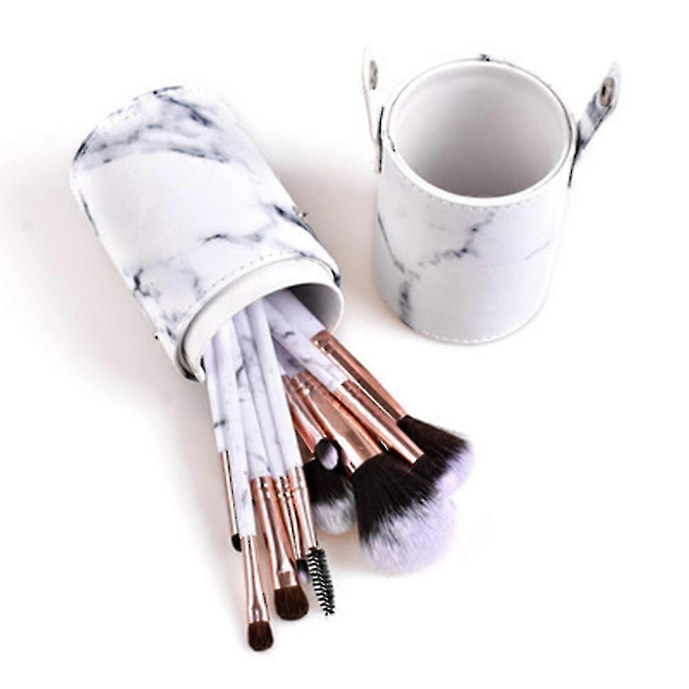 Makeup Brushes Professional Marble Makeup Brush Set,bag Packaging Barrel Packaging