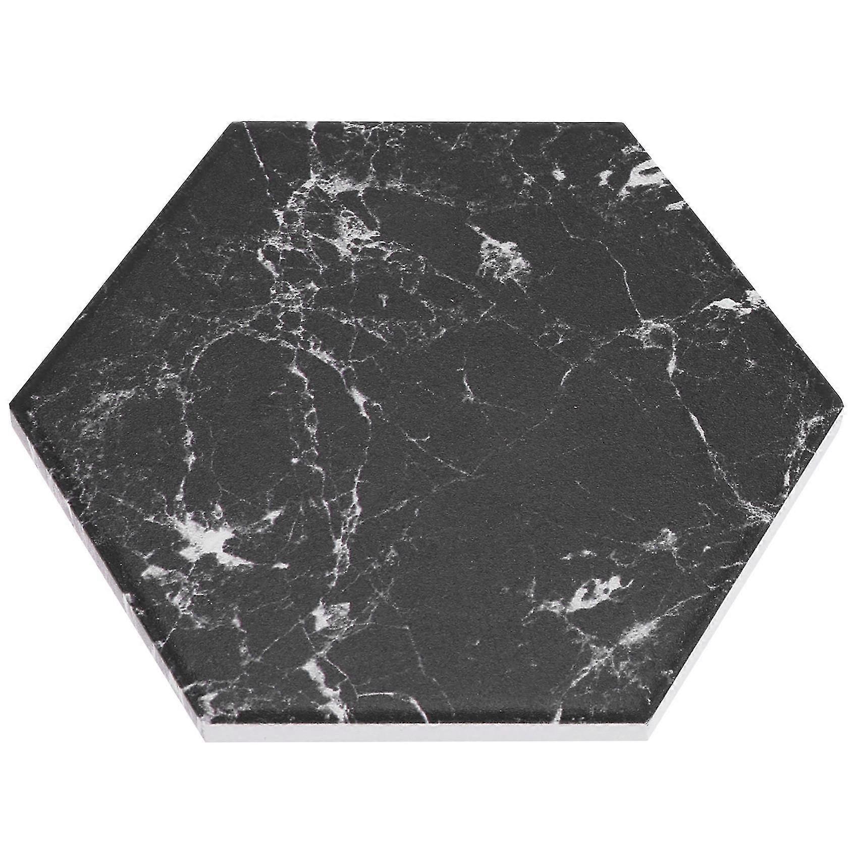 Coasters For Drinks With Gold Holder,absorbent Ceramic Coasters With Marble Design,coaster Set,table