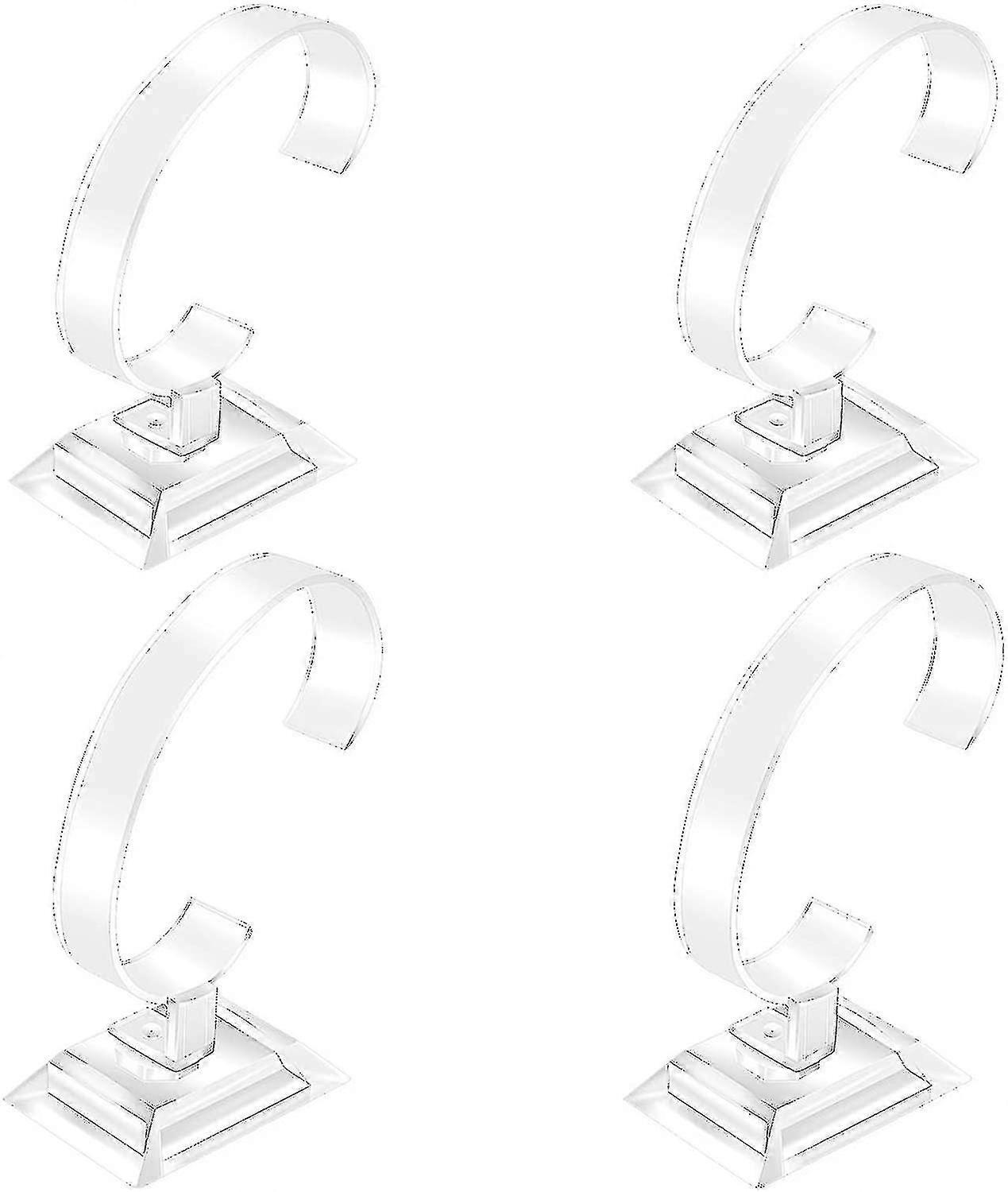 4pcs Watch Display Stand Clear Bracelet Jewellery Watch Display Stand Holder