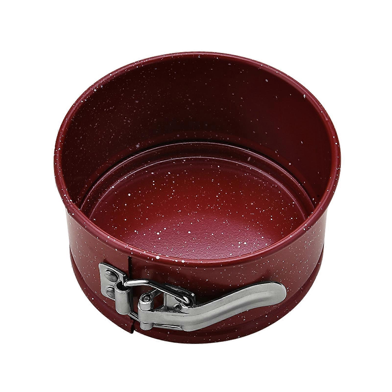 Nonstick Carbon Steel Cake Pan with Removable Bottom Even Heat Distribution Round Square Easy-release Cake Mould Baking Tool