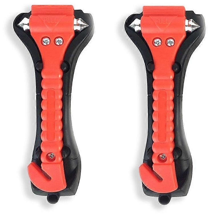 2 stk nødhammere med vindusbryter sikkerhetsbeltekutter