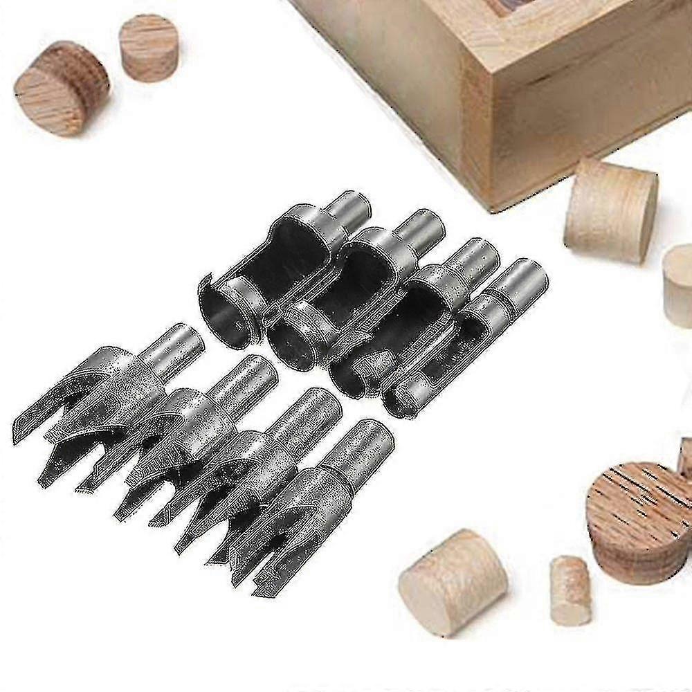 8 قطع Hss التوصيل القاطع أداة قطع النجارة لقم الثقب التوصيل الخشبية لقم الثقب القطع التوصيل الخشبي 6 مم / 10 مم / 13 مم / 16 مم Uwx (موانئ دبي)