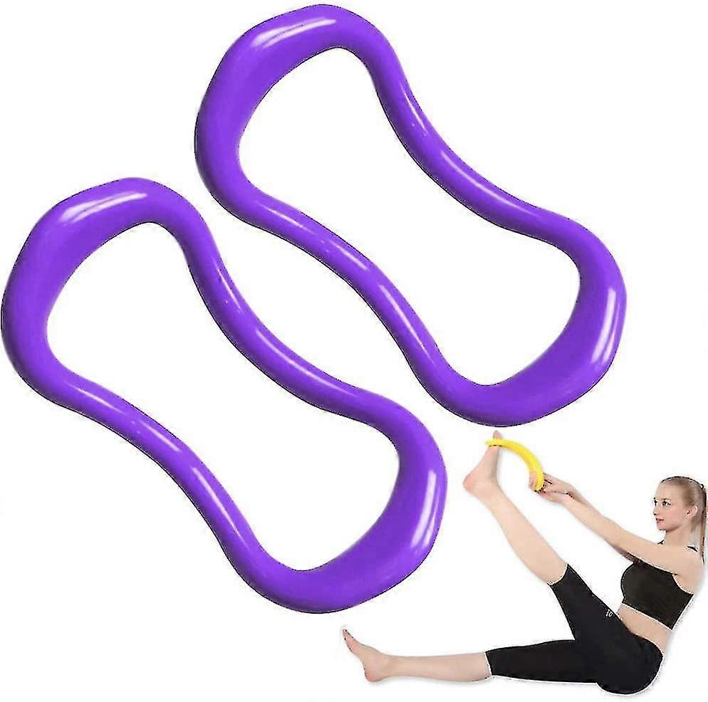 Yoga Ring Pilates Training Ring 2 Pack For Back And Leg Pain Home Workouts Gym For Stretches And Strengthen Chest Thighs Arms Core