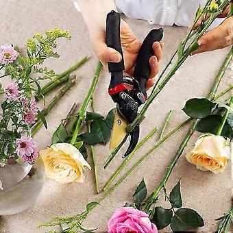 Professional Pruning & Flower Shears - Stainless Steel Blades, Ergonomic Handle, Locking Safety