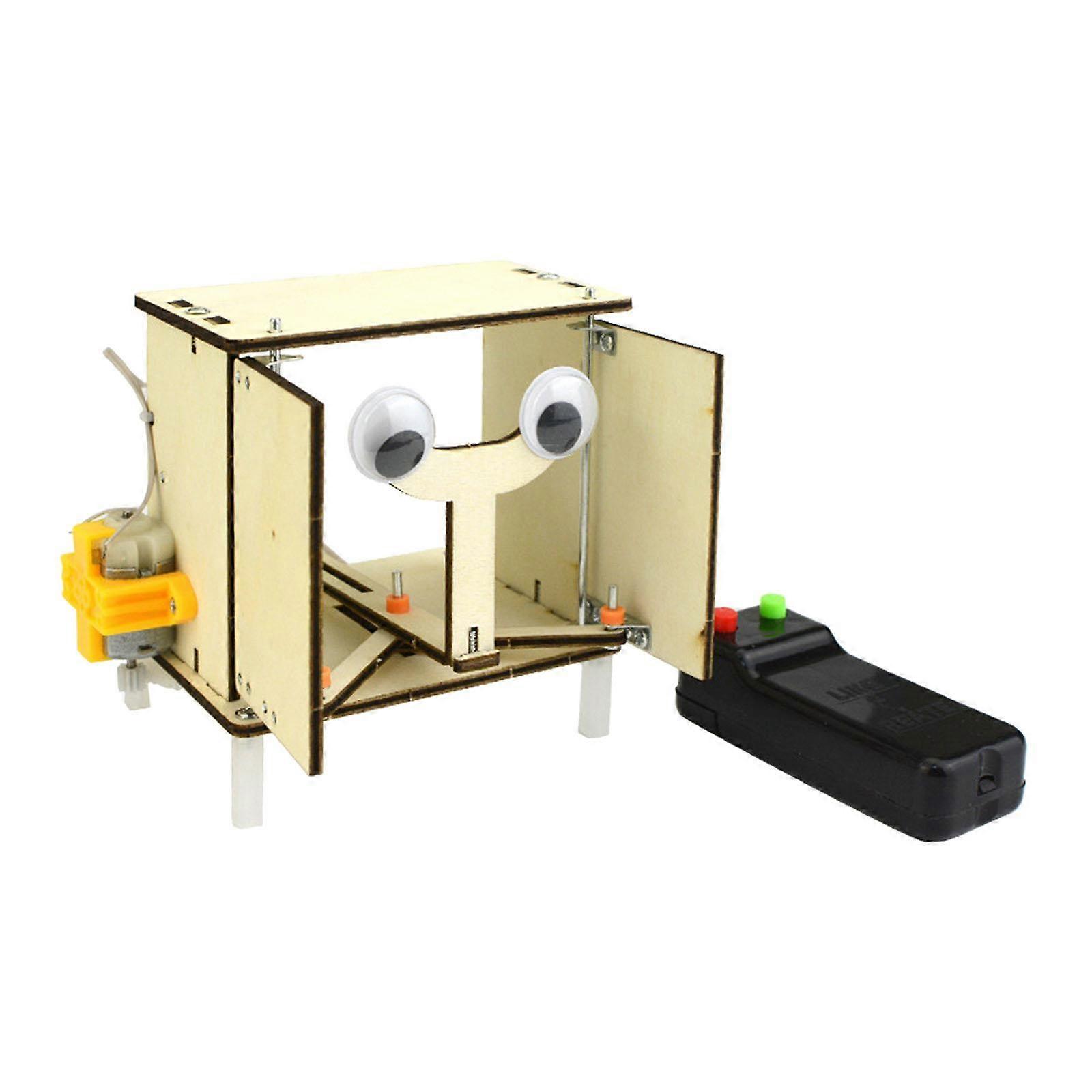 Remote Control Open Door Stem Project for Students Children Learning Toy 3D Gift Craft Secondary School DIY Science Kits