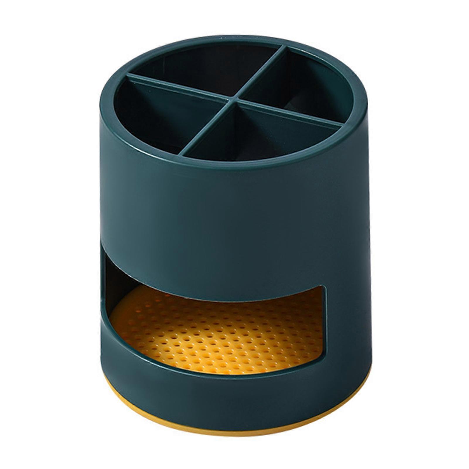 Desktop Tableware Storage Box with Multi-Grid Large Capacity Chopsticks Spoon Cage for Fork Spoon Storage