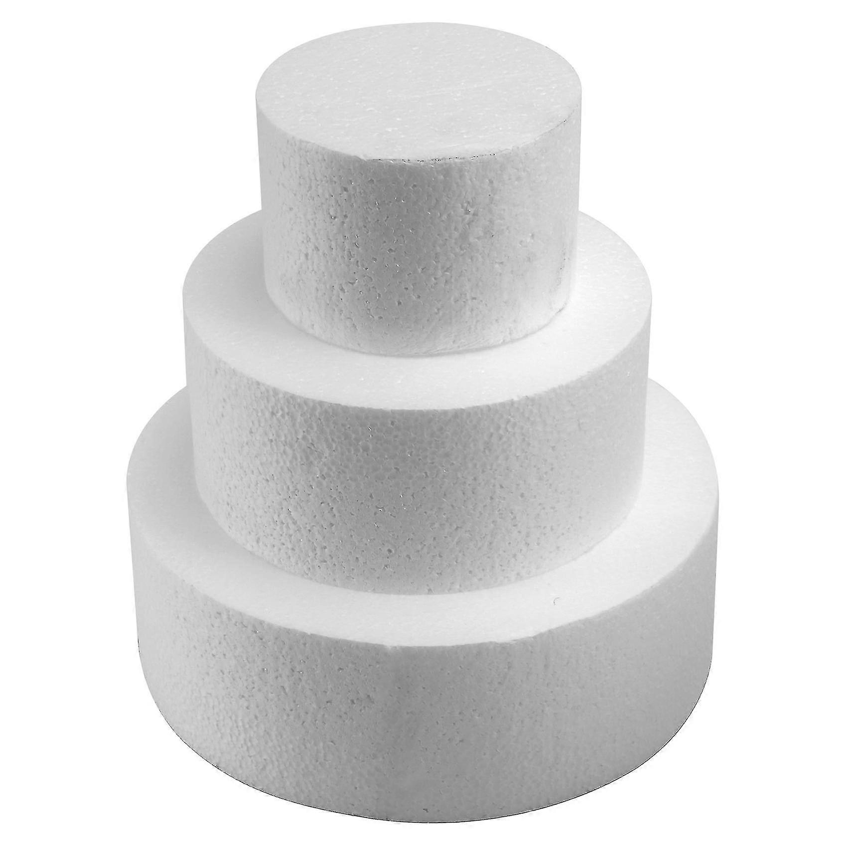 Gâteau factice rond 4 pouces / 6 pouces / 8 pouces (ensemble de gâteaux factices 4 pouces, 6 pouces, 8 pouces)