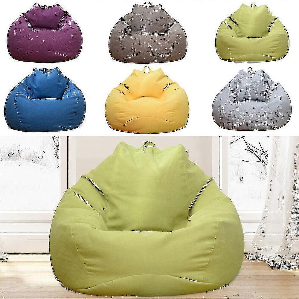 Extra Large Bean Bag Chairs Sofa Cover Indoor Lazy Lounger For Adults Kids(excluding fillers) - JA
