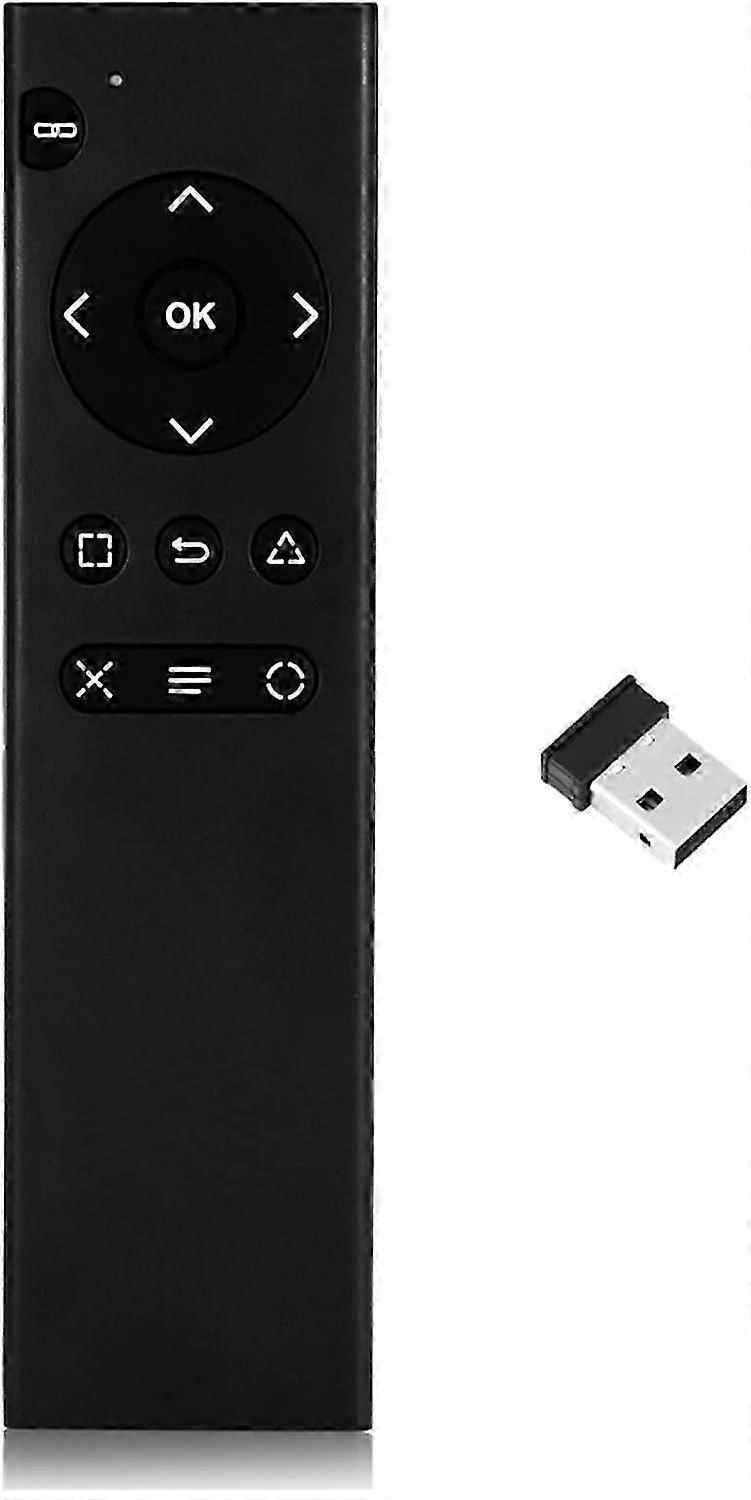 For Suitable for PS4 Remote Control - 2.4GHz Multimedia Remote Control with USB Receiver for Sony Playstation 4 (Black)   SZRH A-F