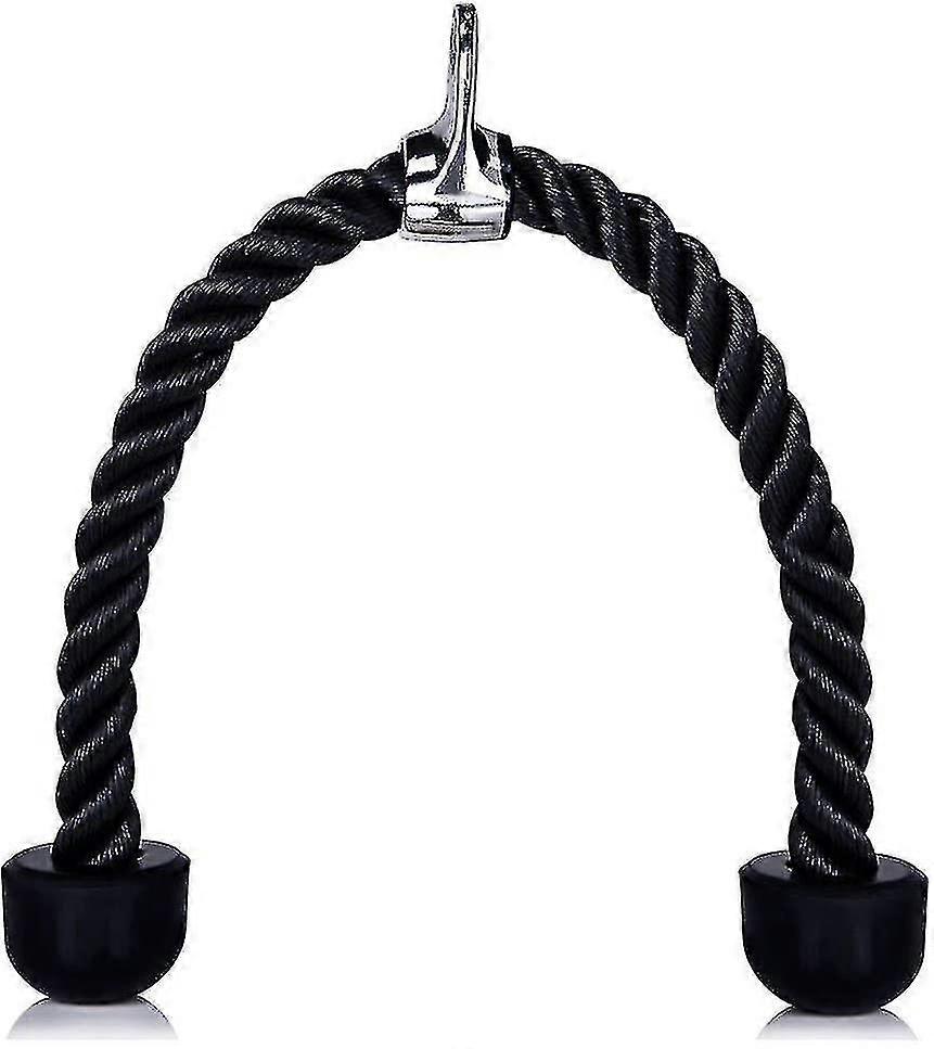 Tricep Rope Pull Down Cable, Easy To Grip & Non-slip Cable Attachment For Gym Workout Exercise