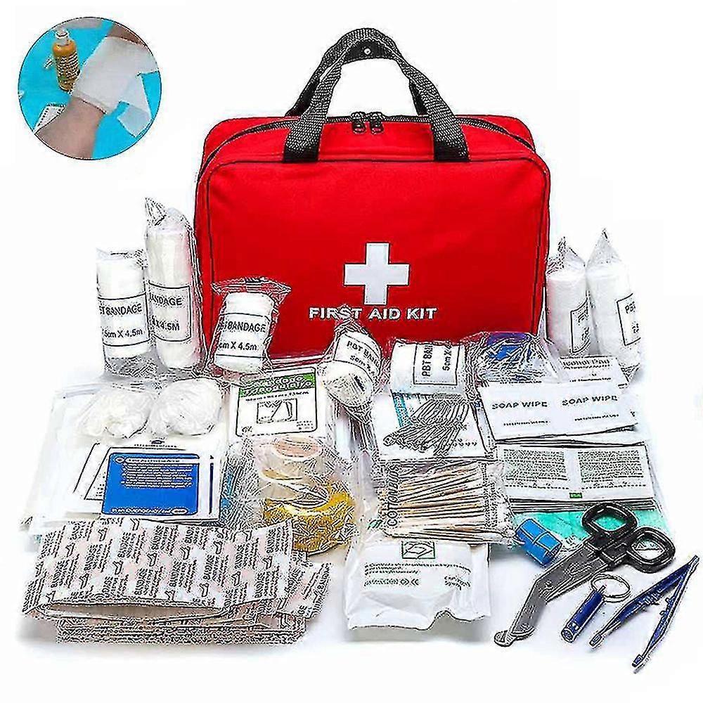 Notfall-Tools 300pcs Portable Erste-Hilfe-Kit Überlebenstasche Mini-Notfalltasche