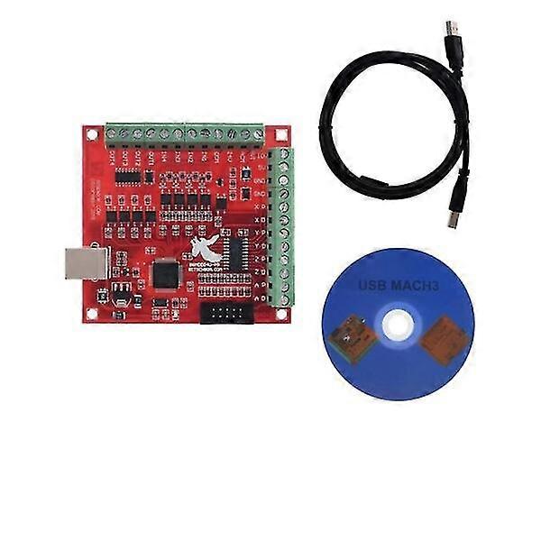 USB MACH3 100Khz Breakout Board 4-osiowy interfejs Napęd Kontroler ruchu